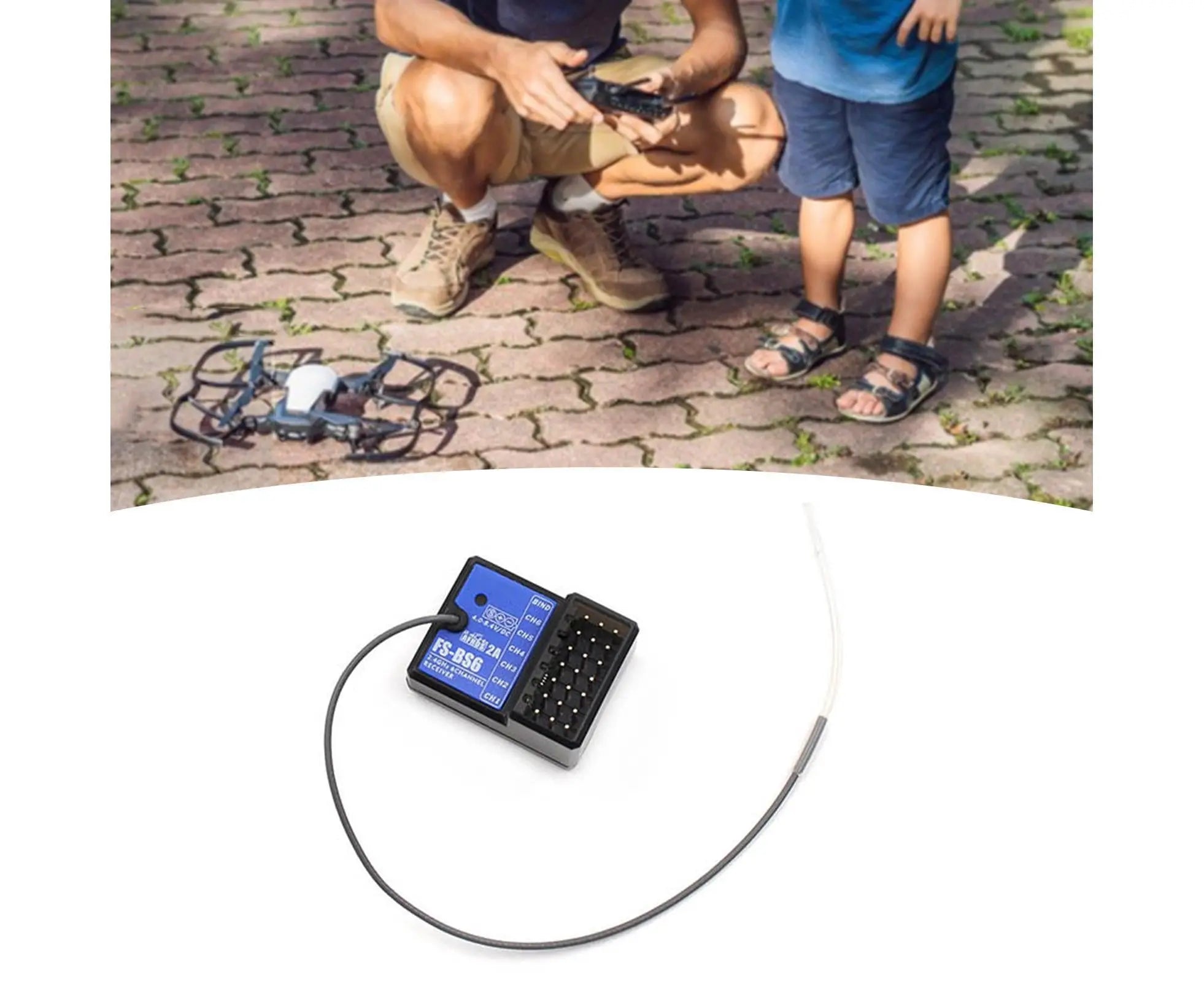 RC Receiver Durable Practical Useful secure Sturdy Portable Plastic RC Car Boat 2.4GHz 6 Channel Receiver Wholesale Hub
