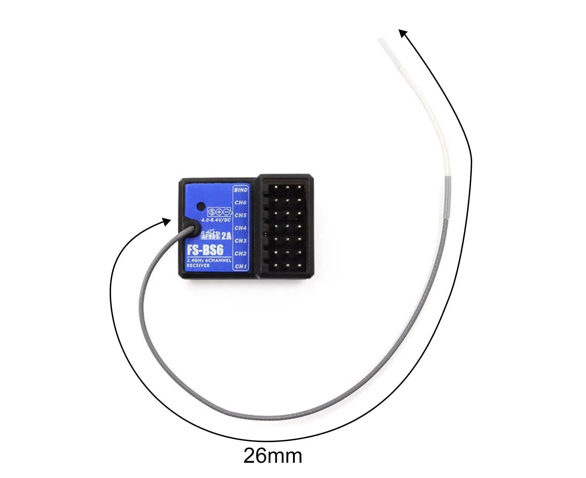 RC Receiver Durable Practical Useful secure Sturdy Portable Plastic RC Car Boat 2.4GHz 6 Channel Receiver Wholesale Hub