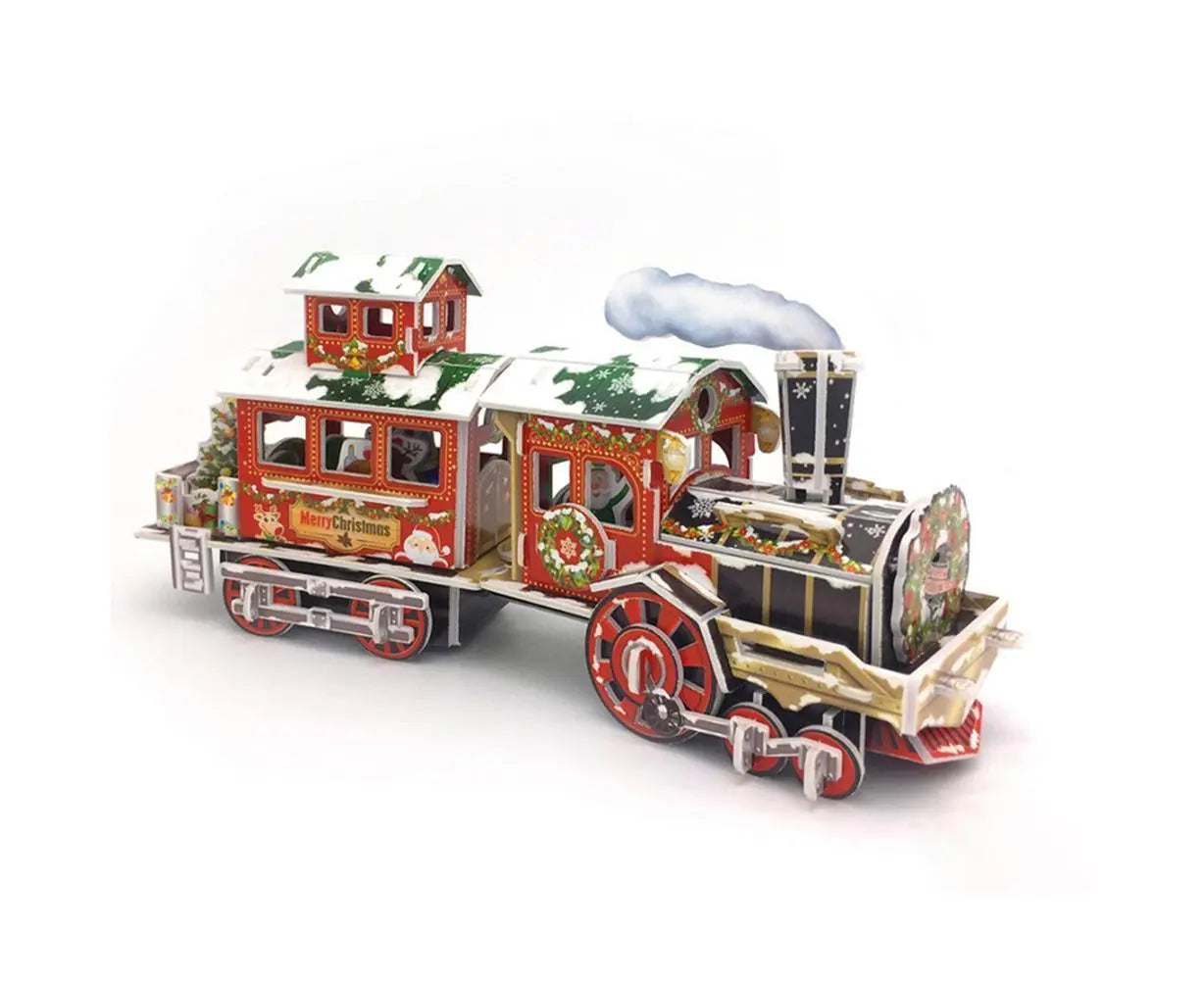 3D Christmas Train Jigsaw Puzzles Jigsaw Express for Christmas Birthday and Valentine Gift Wholesale Hub