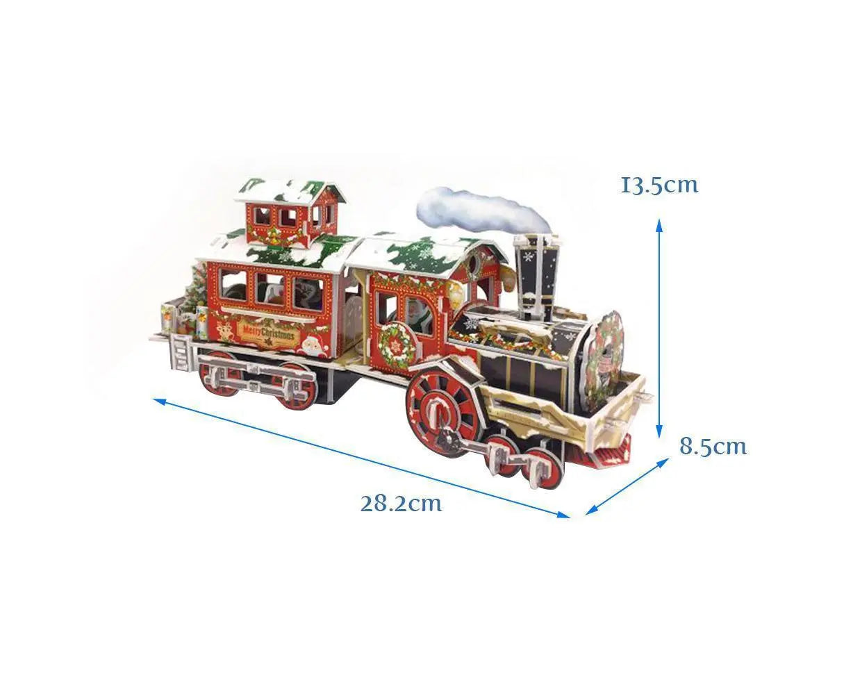 3D Christmas Train Jigsaw Puzzles Jigsaw Express for Christmas Birthday and Valentine Gift Wholesale Hub