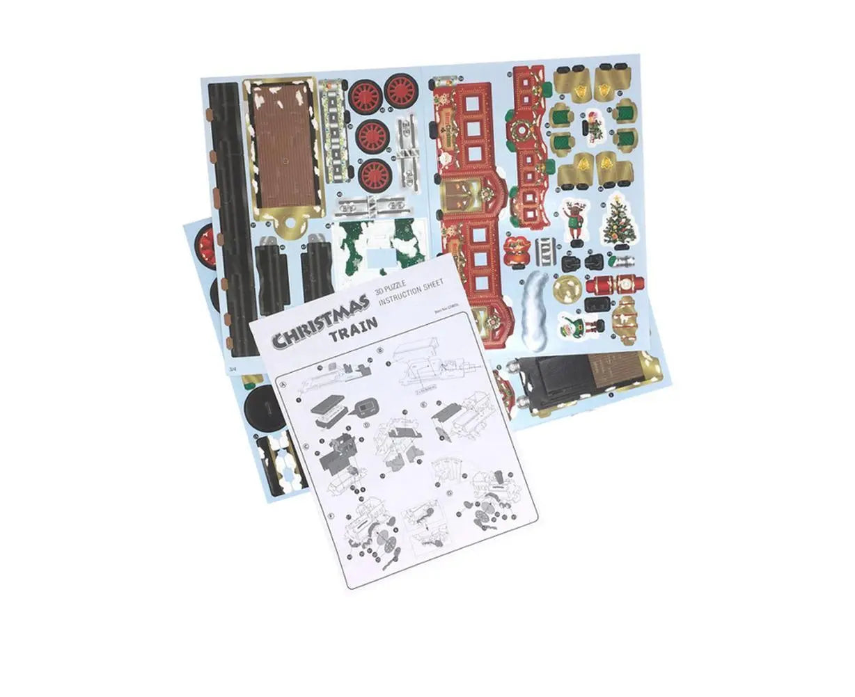 3D Christmas Train Jigsaw Puzzles Jigsaw Express for Christmas Birthday and Valentine Gift Wholesale Hub