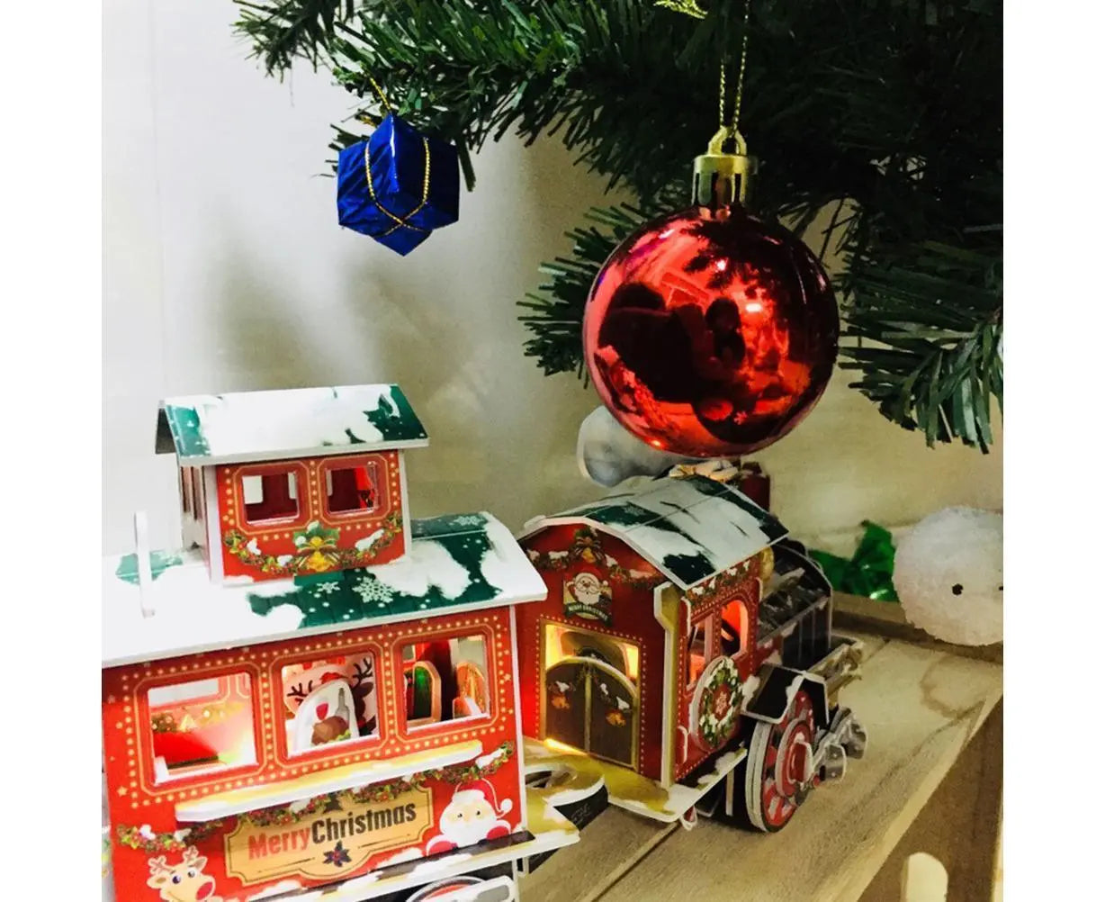 3D Christmas Train Jigsaw Puzzles Jigsaw Express for Christmas Birthday and Valentine Gift Wholesale Hub