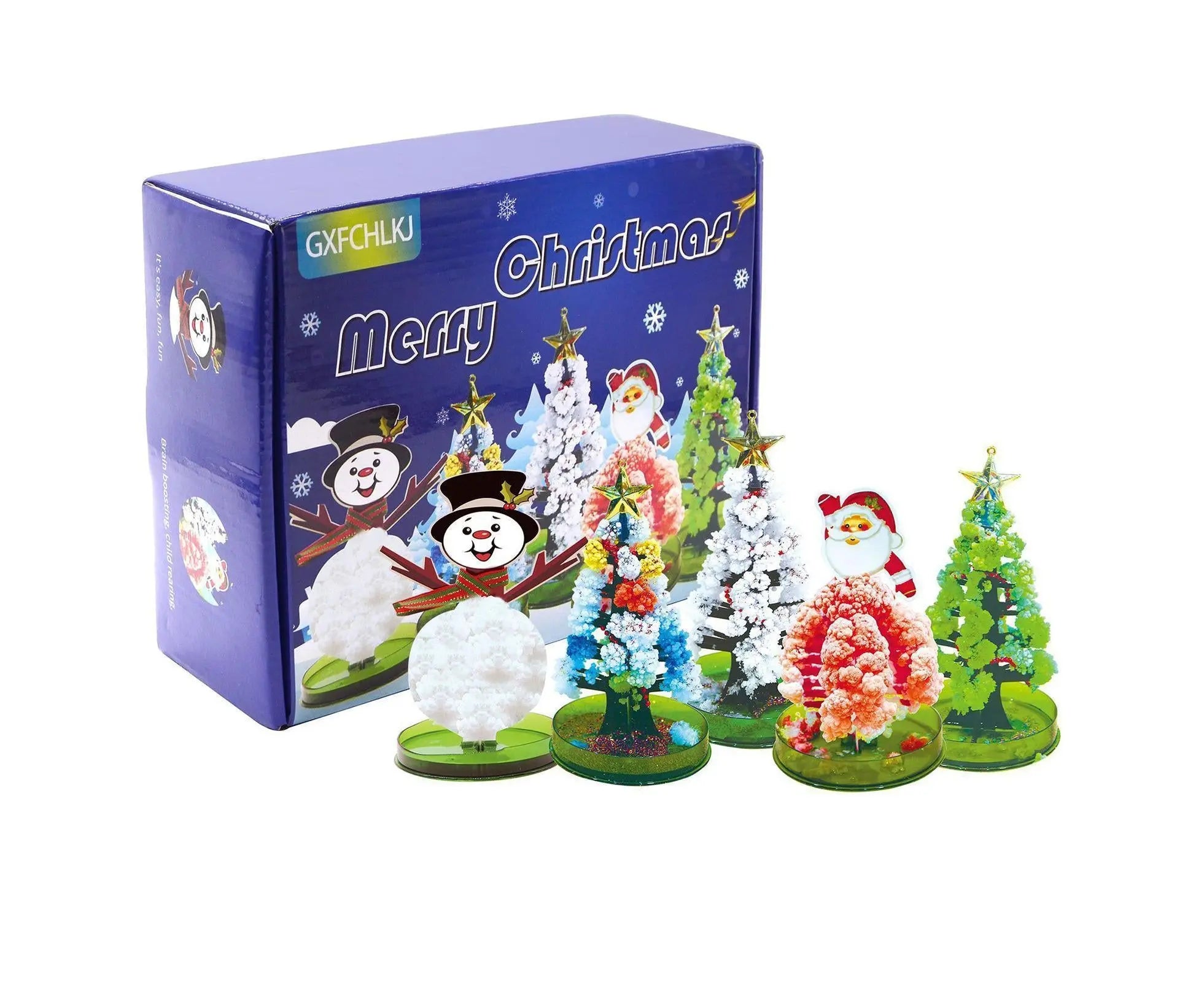 Educational Handmade DIY Toys Magic Christmas Tree Paper Tree Blossom Christmas Gift Box Wholesale Hub