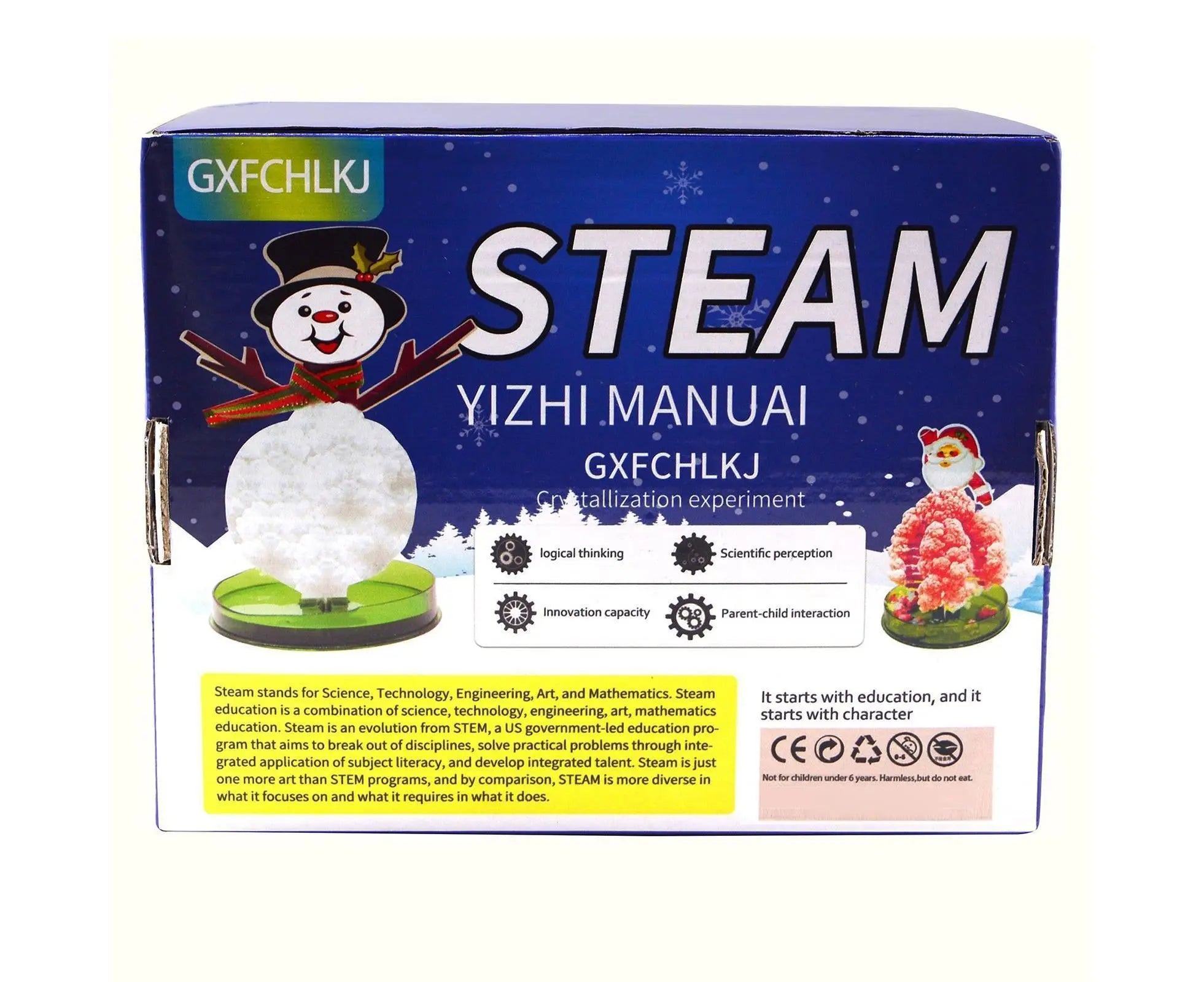 Educational Handmade DIY Toys Magic Christmas Tree Paper Tree Blossom Christmas Gift Box Wholesale Hub
