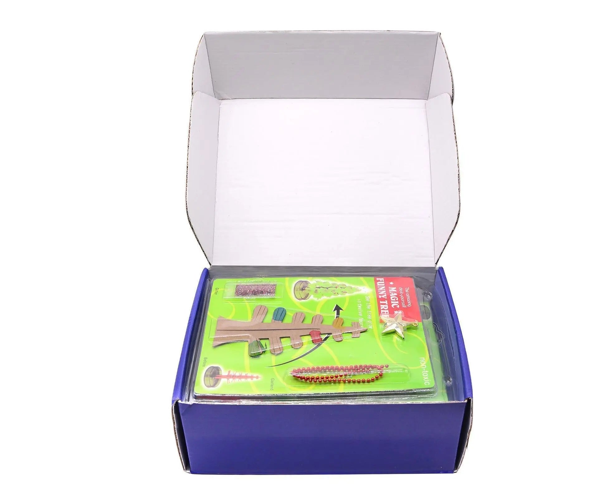 Educational Handmade DIY Toys Magic Christmas Tree Paper Tree Blossom Christmas Gift Box Wholesale Hub