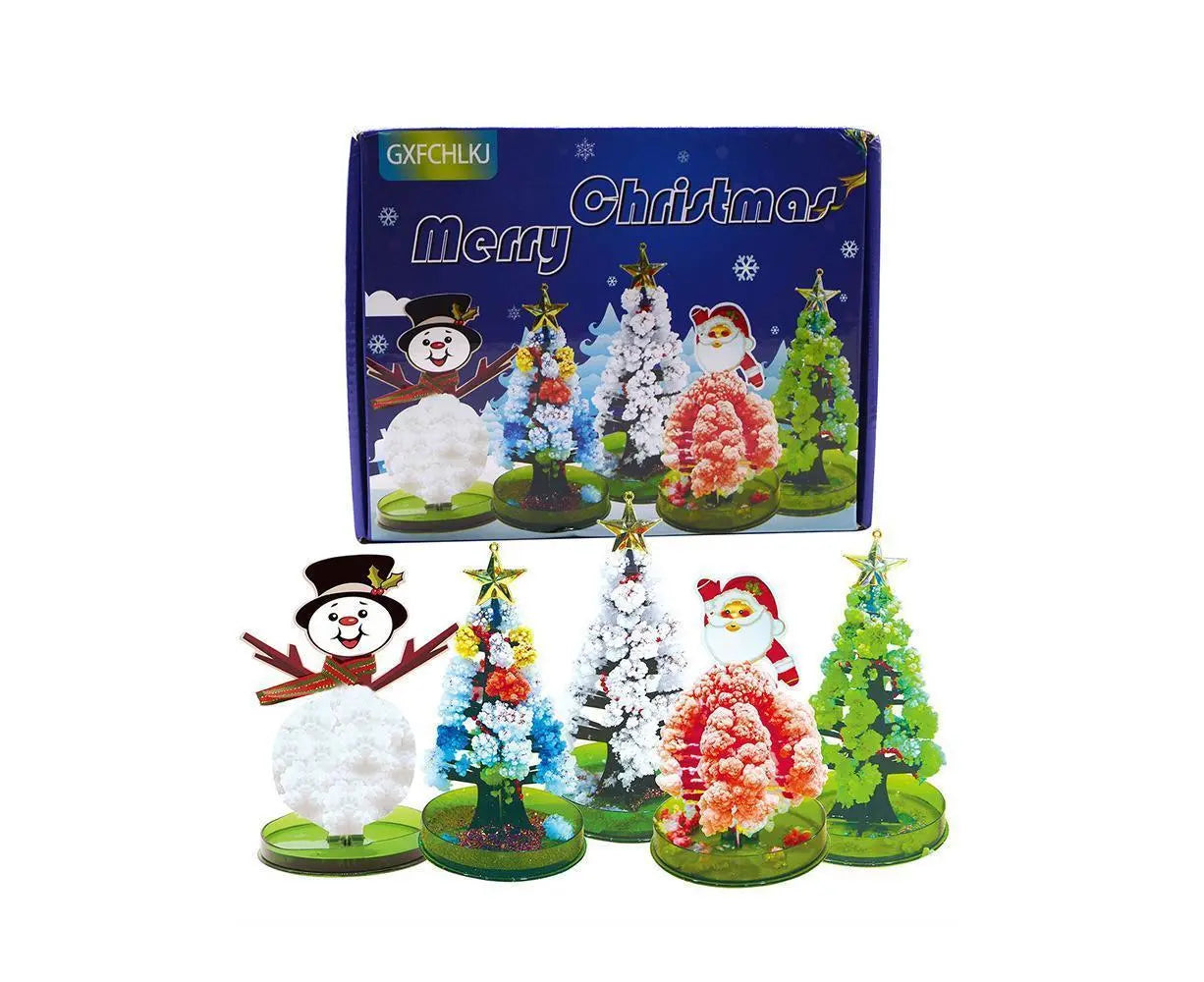 Educational Handmade DIY Toys Magic Christmas Tree Paper Tree Blossom Christmas Gift Box Wholesale Hub
