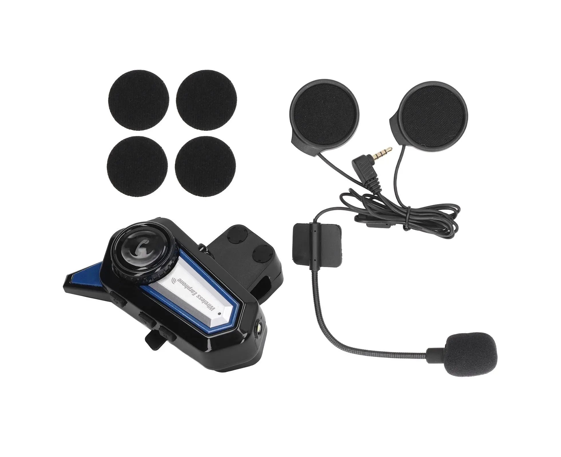 BT31 Motorcycle Bluetooth Helmet Headset Wireless Hands Free Stereo Waterproof Noise Cancelling Headset with Flashlight Wholesale Hub