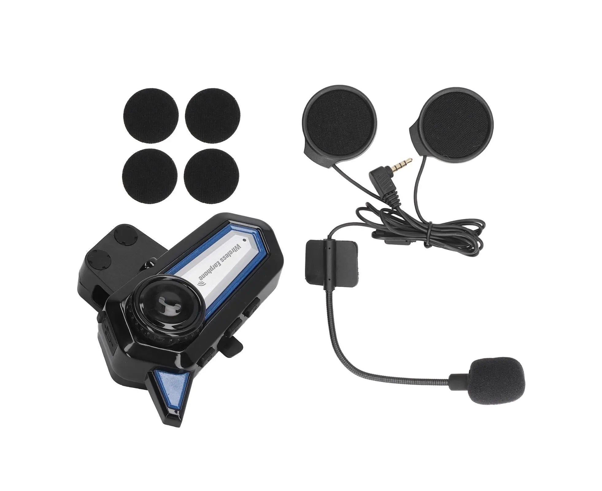 BT31 Motorcycle Bluetooth Helmet Headset Wireless Hands Free Stereo Waterproof Noise Cancelling Headset with Flashlight Wholesale Hub