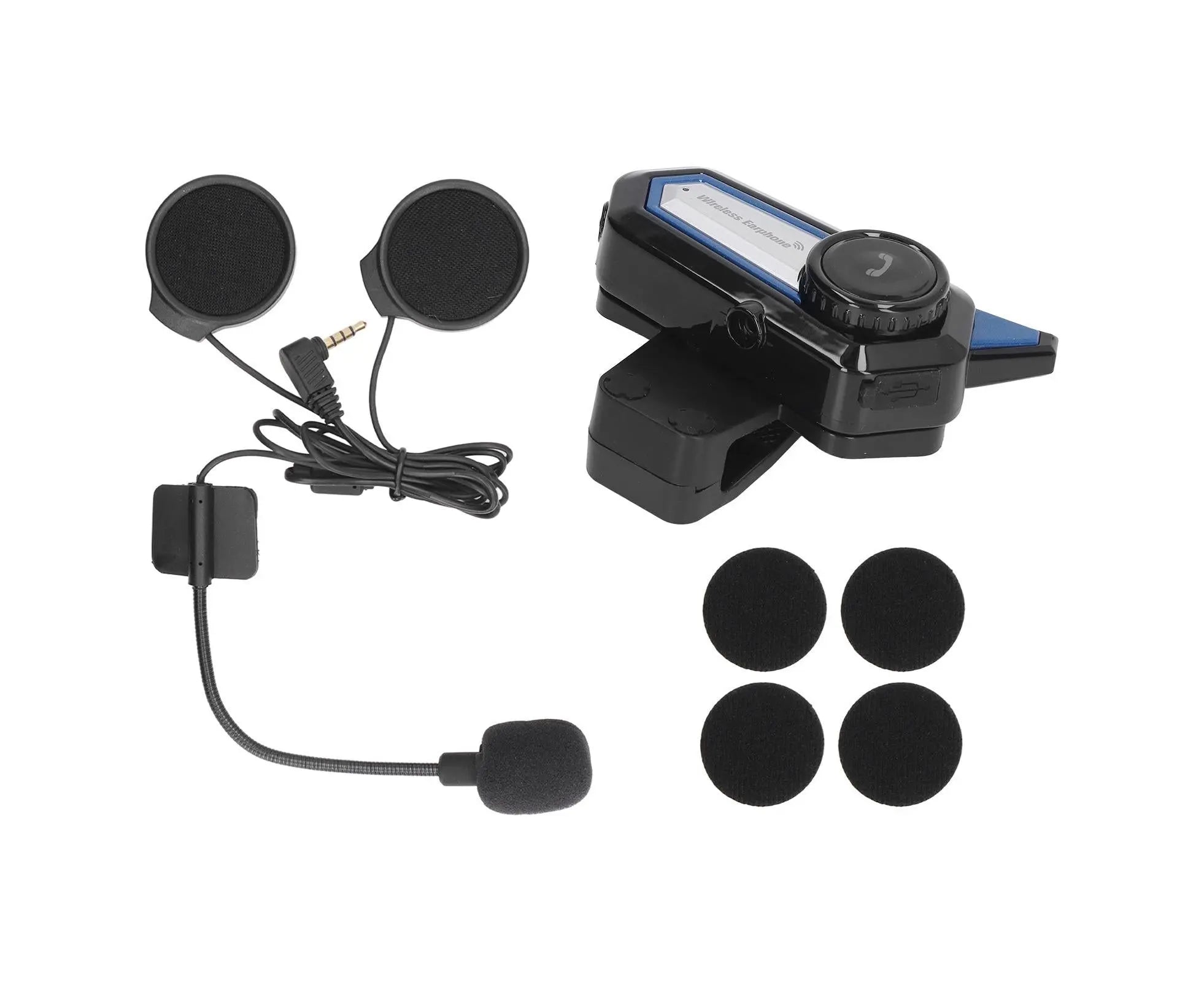 BT31 Motorcycle Bluetooth Helmet Headset Wireless Hands Free Stereo Waterproof Noise Cancelling Headset with Flashlight Wholesale Hub
