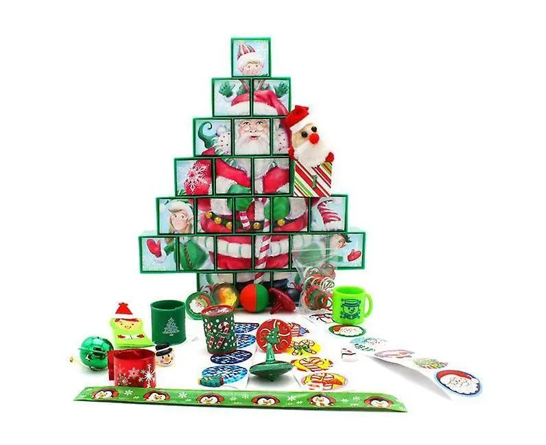 Gigbuff Cam Secret Santa Advent Calendar Pre-Filled with 24 Toys/Stickers Wholesale Hub