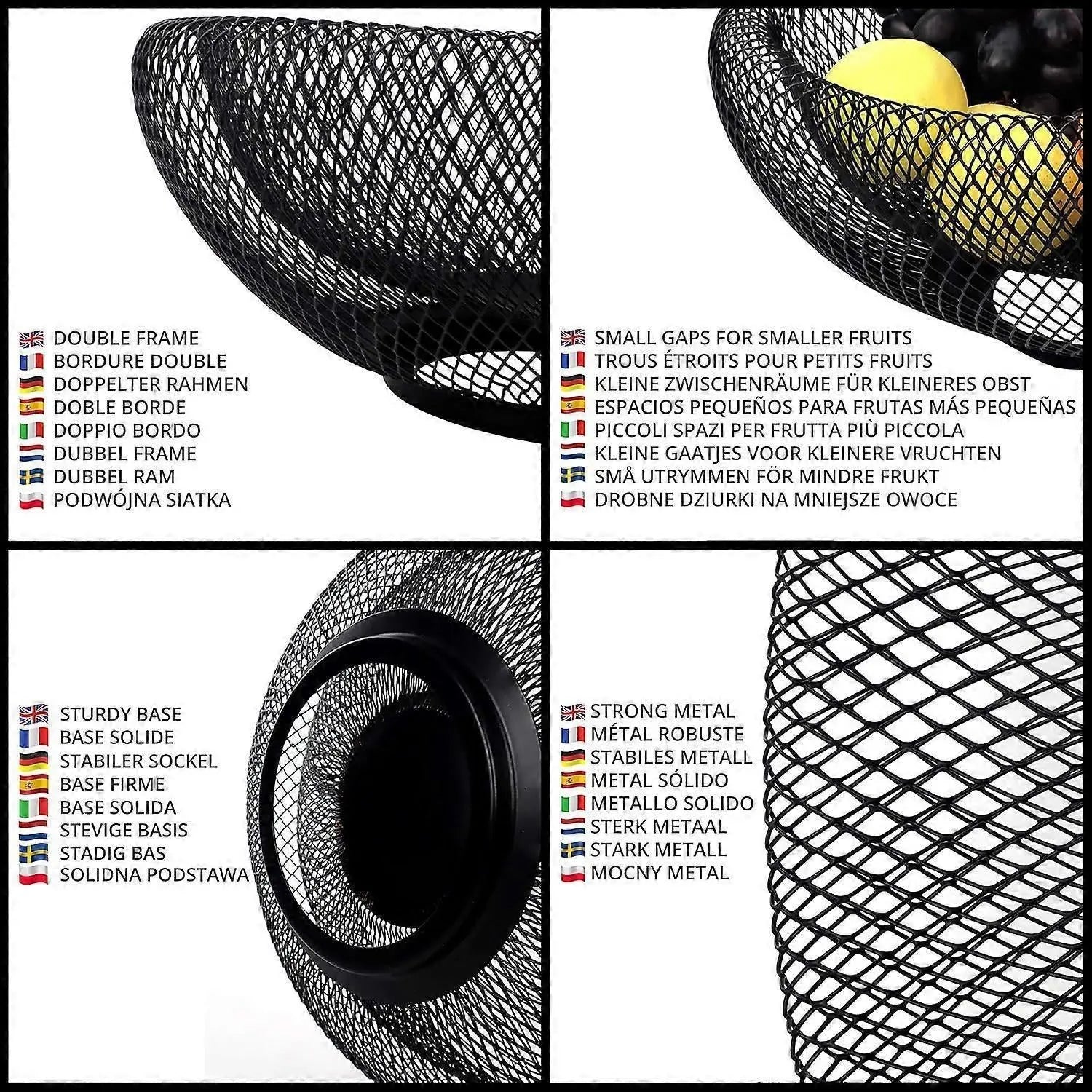 Fruit Bowl Black Fruit Basket Metal Bowl Black Metal Basket Decorative Bowl Black Fruit Bowl Modern Fruit Bowl Fruit Basket Wholesale Hub