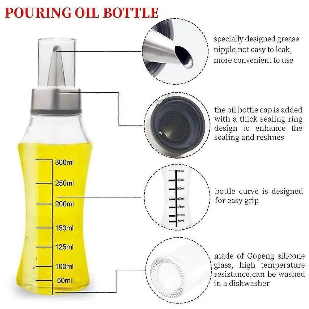Bottle Of Oil Tortoiseshell Drinker + Silicone Brush Wholesale Hub