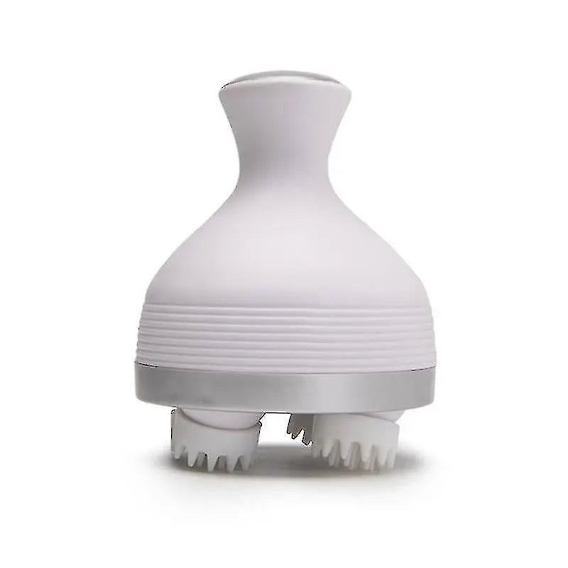 Pet Head Massager, Soft Silicone Brush Head, Gentle Massage, Usb Charging, Electric Pet Massager 1pcs-white Wholesale Hub