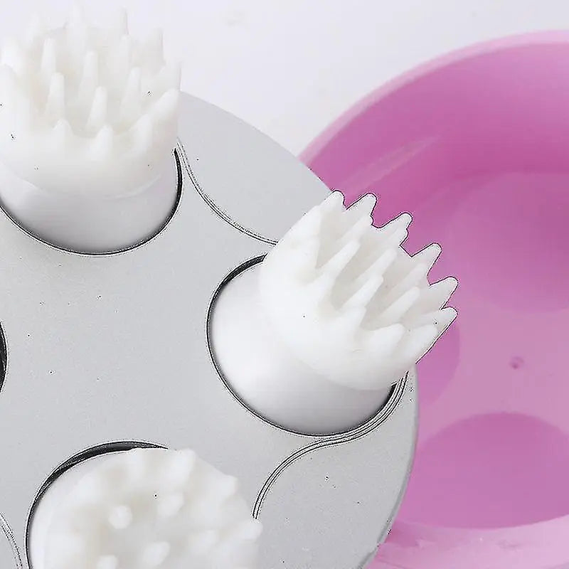 Pet Head Massager, Soft Silicone Brush Head, Gentle Massage, Usb Charging, Electric Pet Massager 1pcs-white Wholesale Hub