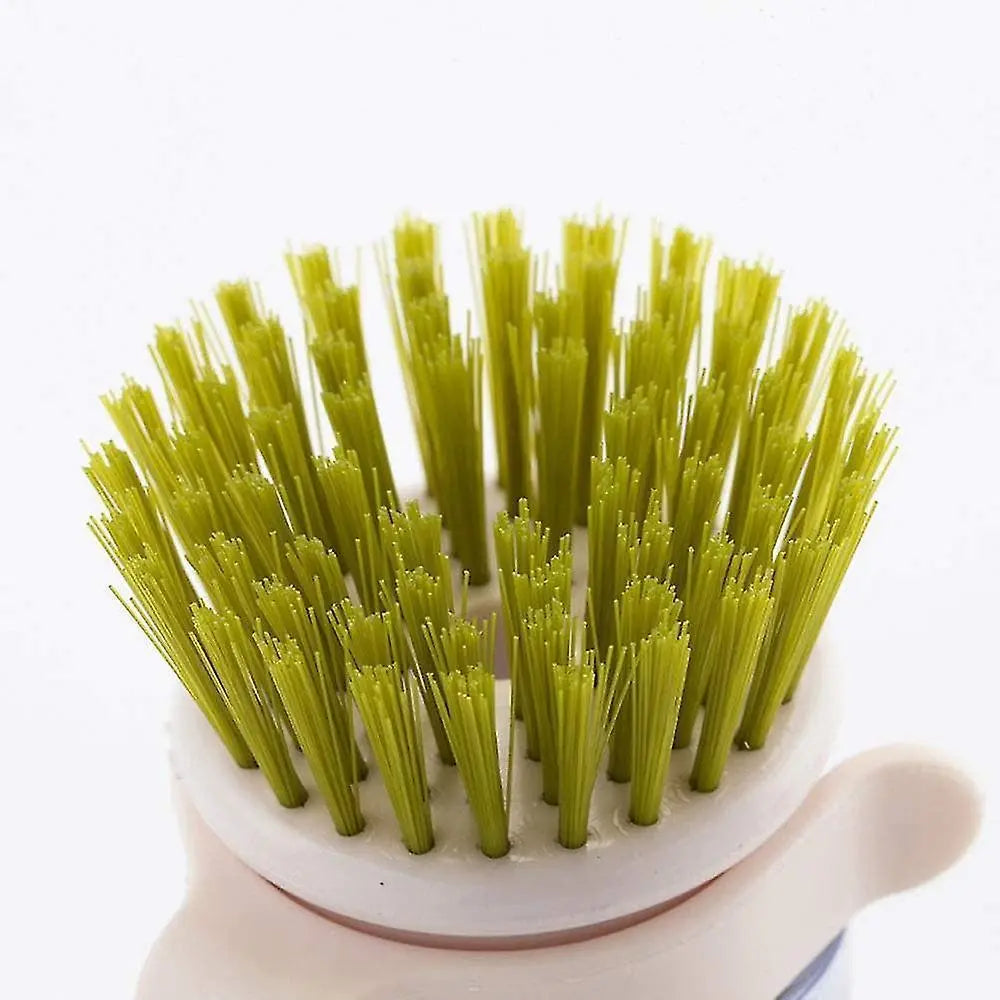 Palm Brush Upgraded,dish Brush Kitchen Soap Dispensing Brush With Storage Stand Dishes Mini Soap Liquid Brush For Kitchen Dish Pot Pan Sink Wholesale Hub