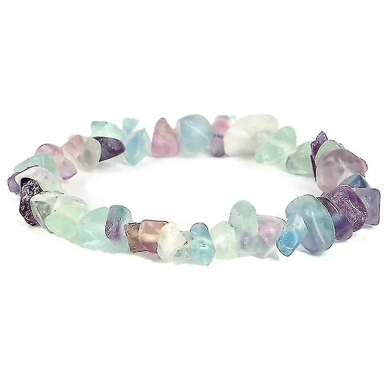 Irregular Natural Crystals Chakras Stone Bracelet Beads Bracelets Yellow Crystals Clear Wholesale Hub