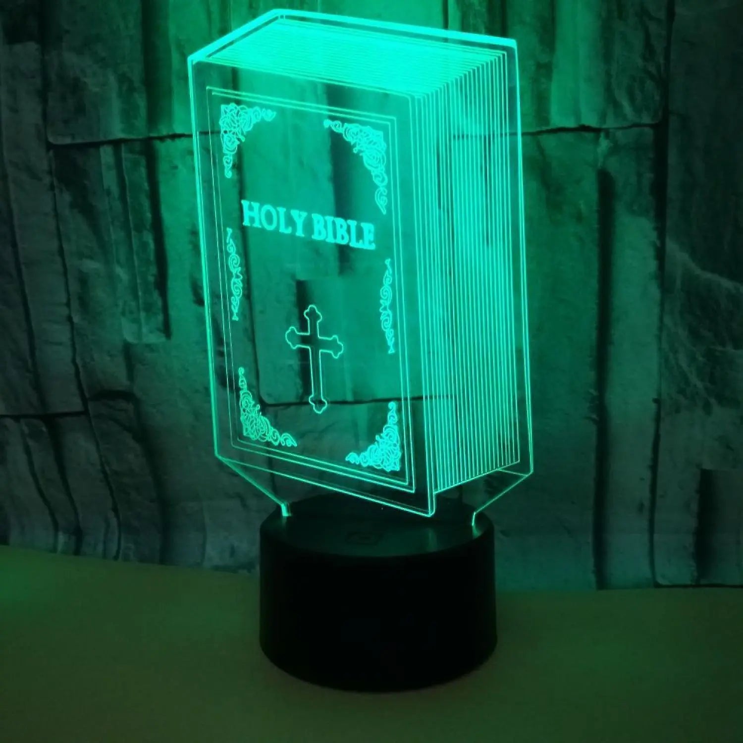 Optical Illusion 3D Book Night Light 16 Colors Cha Wholesale Hub