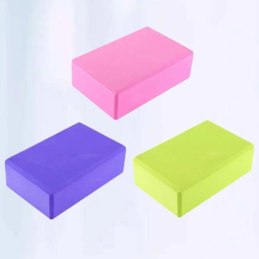 3 Pcs Fitness Yoga Brick Yoga Bolster Brick Yoga Practice Blocks Yoga Support Blocks Wholesale Hub