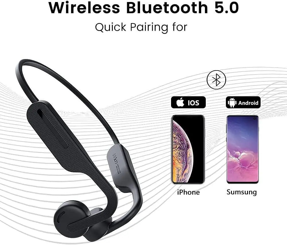 Air Open Ear Bone Conduction Headphones Wireless Bluetooth 5.0 with Mic Wholesale Hub