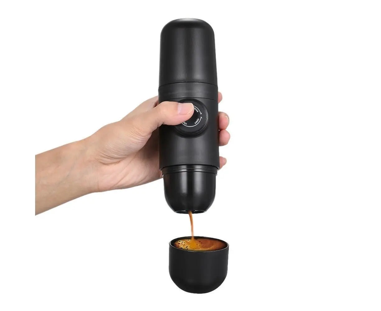 Manually Operated Portable Coffee Maker Espresso Machine Variant Size Value black Wholesale Hub