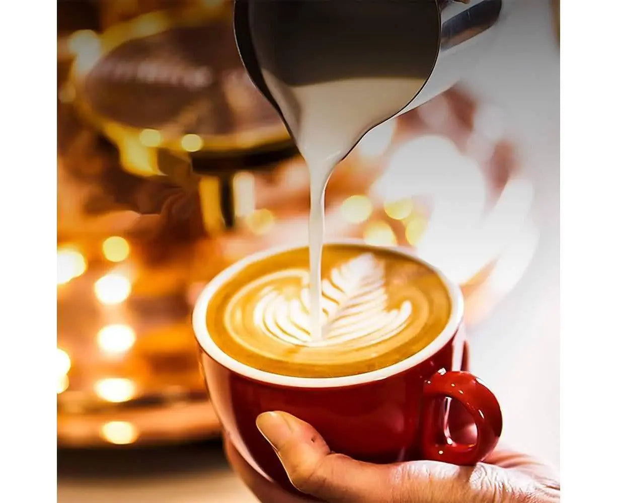 600ml Milk Frothing Thermometer Espresso Coffee Pitcher Stainless Steel Jug Wholesale Hub