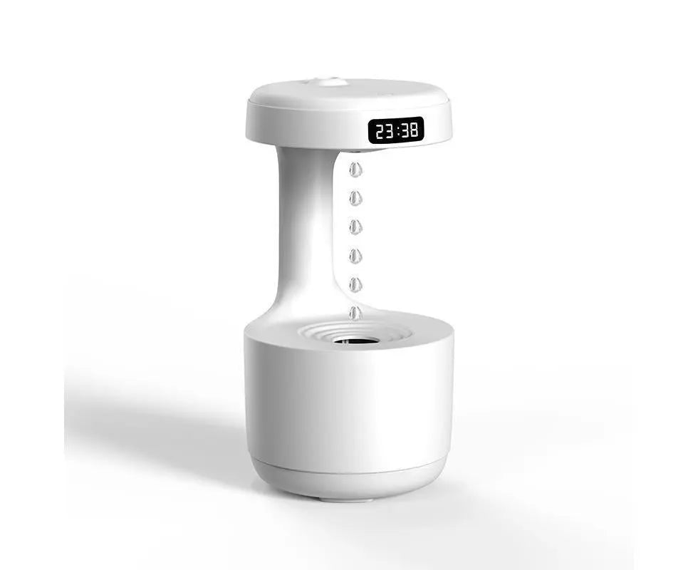 Anti-gravity water droplet backflow humidifier aromatherapy machine large-capacity mist essential oil office bedroom home sprayer white Wholesale Hub