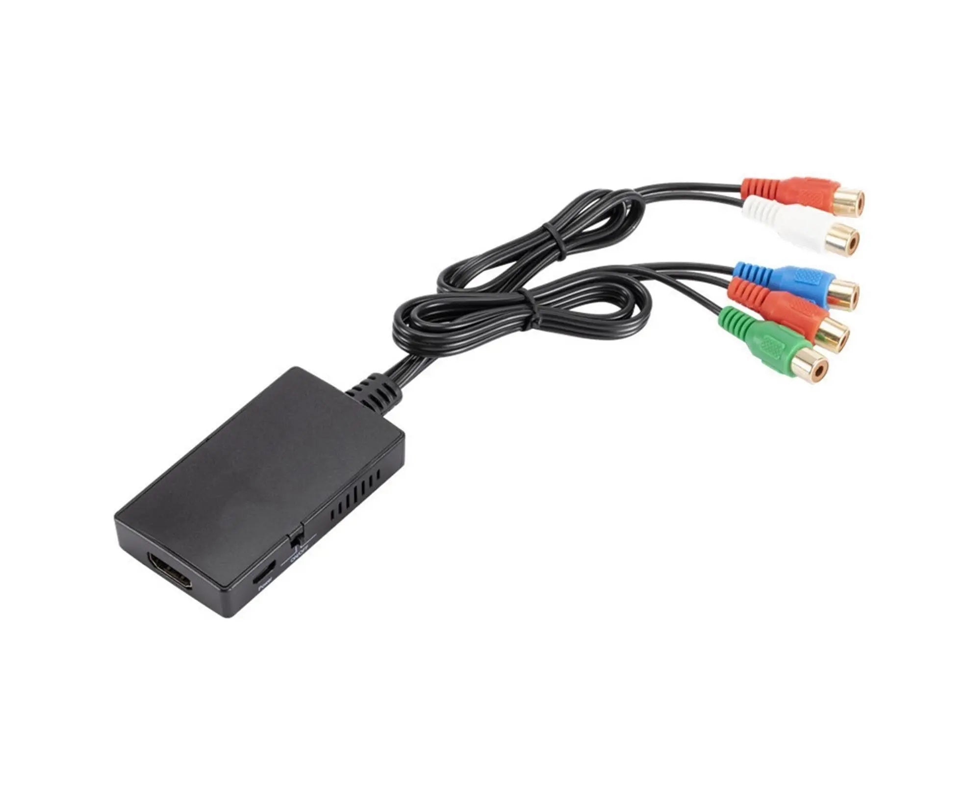 HDMI-compatible Converter No Distortion Portable Black Quick Transmission HDMI-compatible to YPBPR Converter for Projector - Black Wholesale Hub