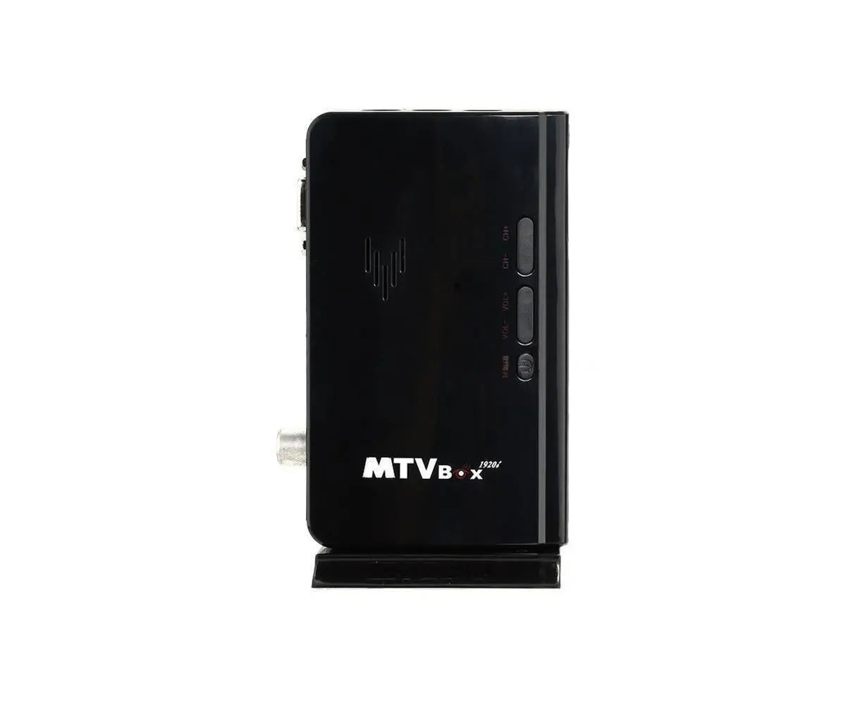 Mini TV Box Digital Computer RF AV to VGA HDTV Programs Tuner Receiver Monitor - Black Wholesale Hub
