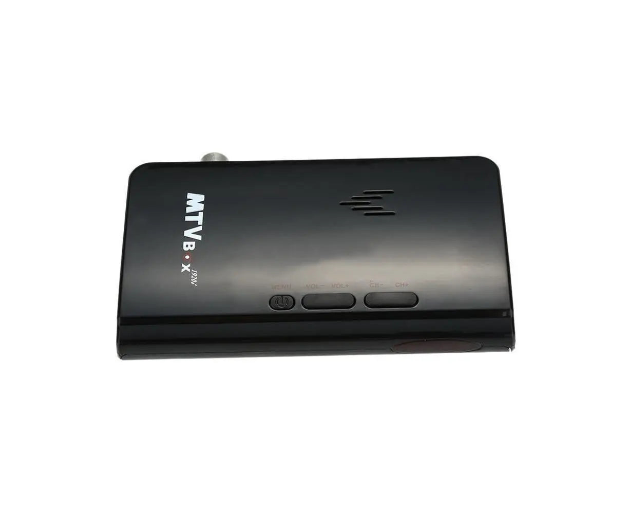 Mini TV Box Digital Computer RF AV to VGA HDTV Programs Tuner Receiver Monitor - Black Wholesale Hub