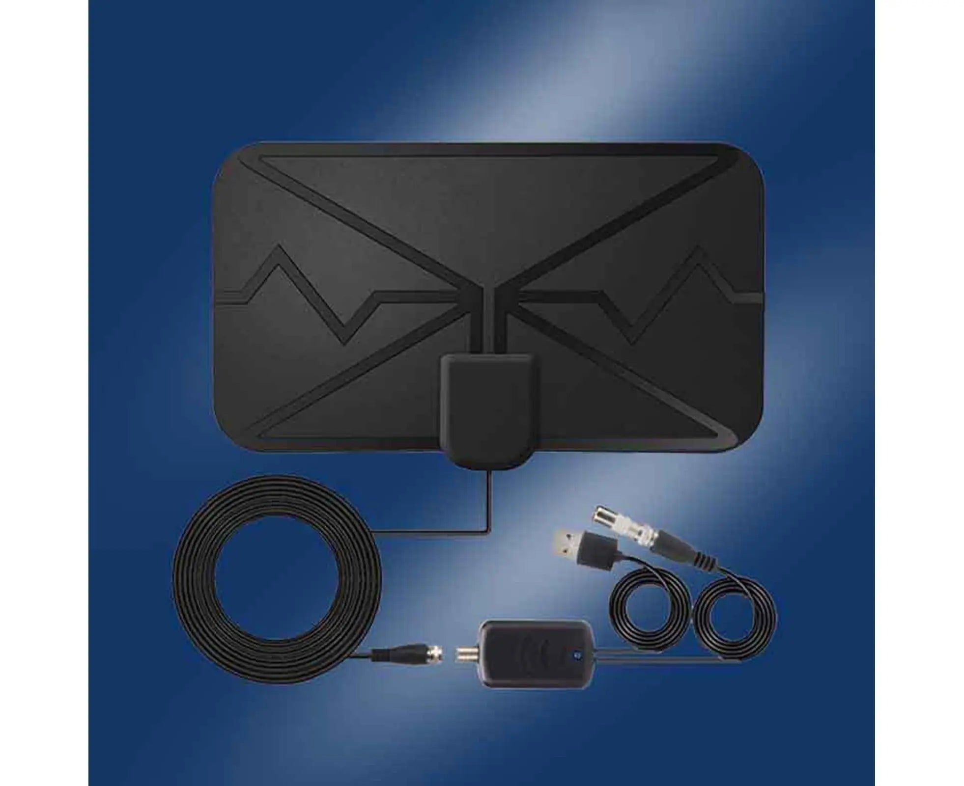 TV Antenna Mini 300 Miles Range 4K High Performing Digital Antenna for Home - Black Wholesale Hub