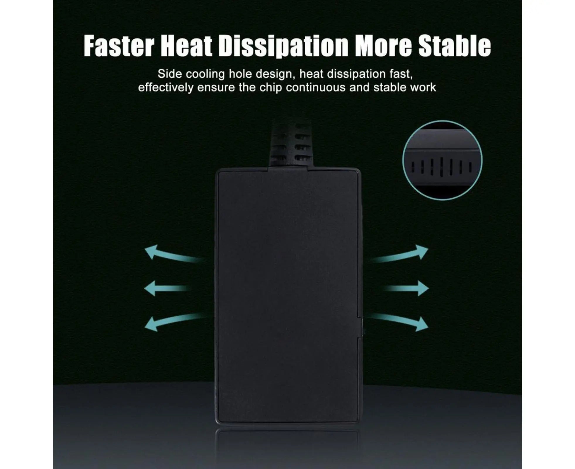 WII2 to HDMI-compatible Converter Portable 3.5mm Audio Jack Plug and Play High Clarity WII2 to HDMI-compatible Adapter for TV - Black Wholesale Hub