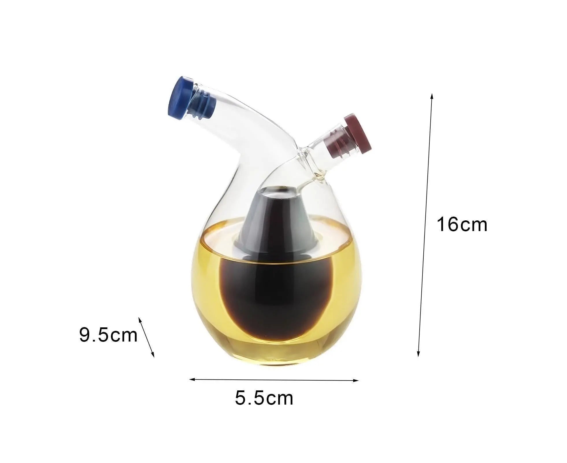 280ml Sauce Bottle Glass Seasoning Storage Bottle-Transparent Wholesale Hub