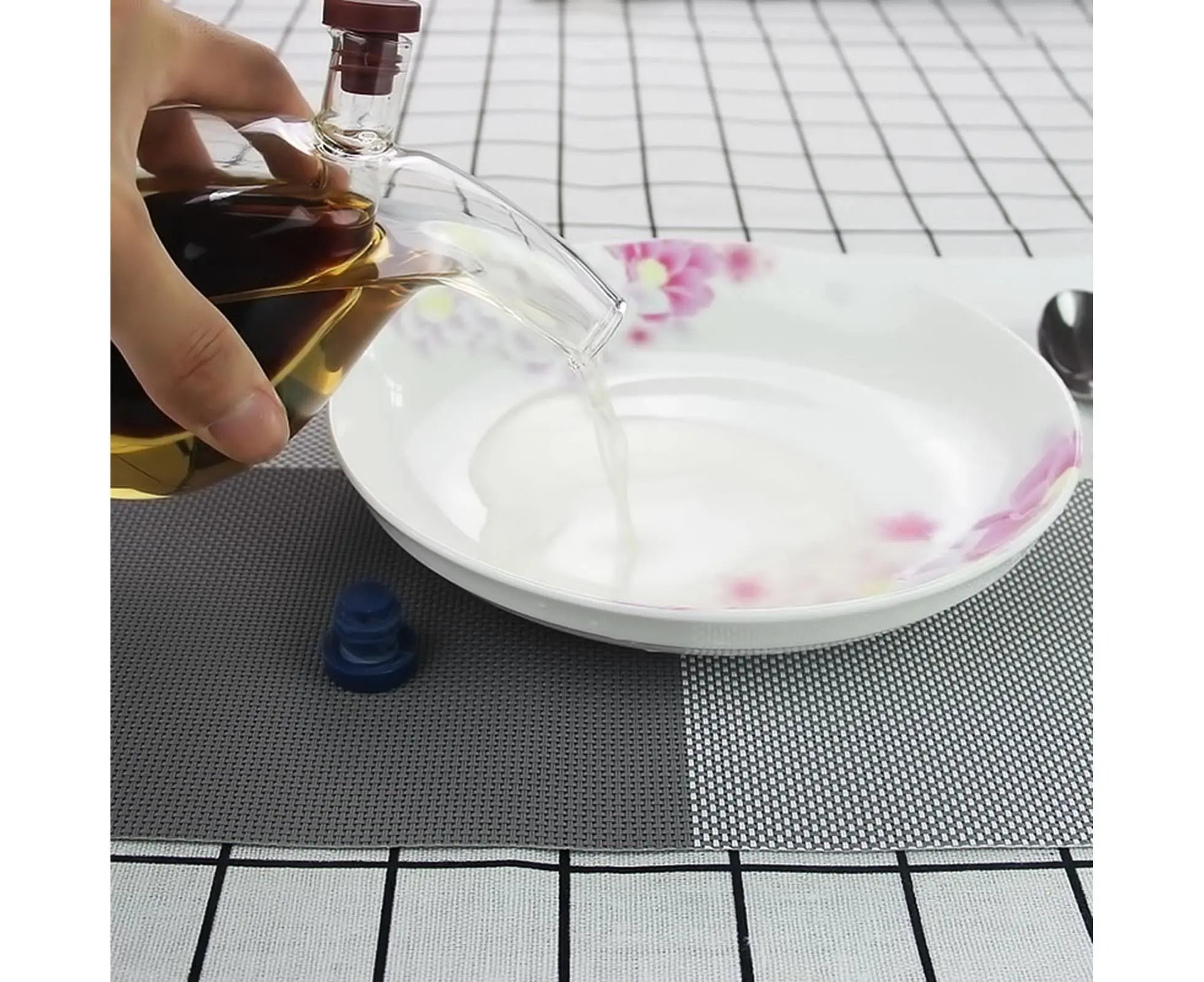280ml Sauce Bottle Glass Seasoning Storage Bottle-Transparent Wholesale Hub