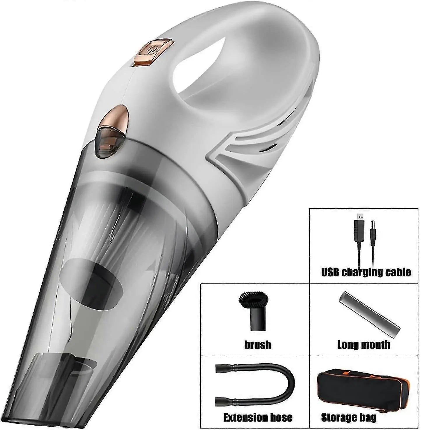 Car Vacuum Cleaner Portable Usb Handheld Vacuum For Home Car Dry Cleaning Wholesale Hub