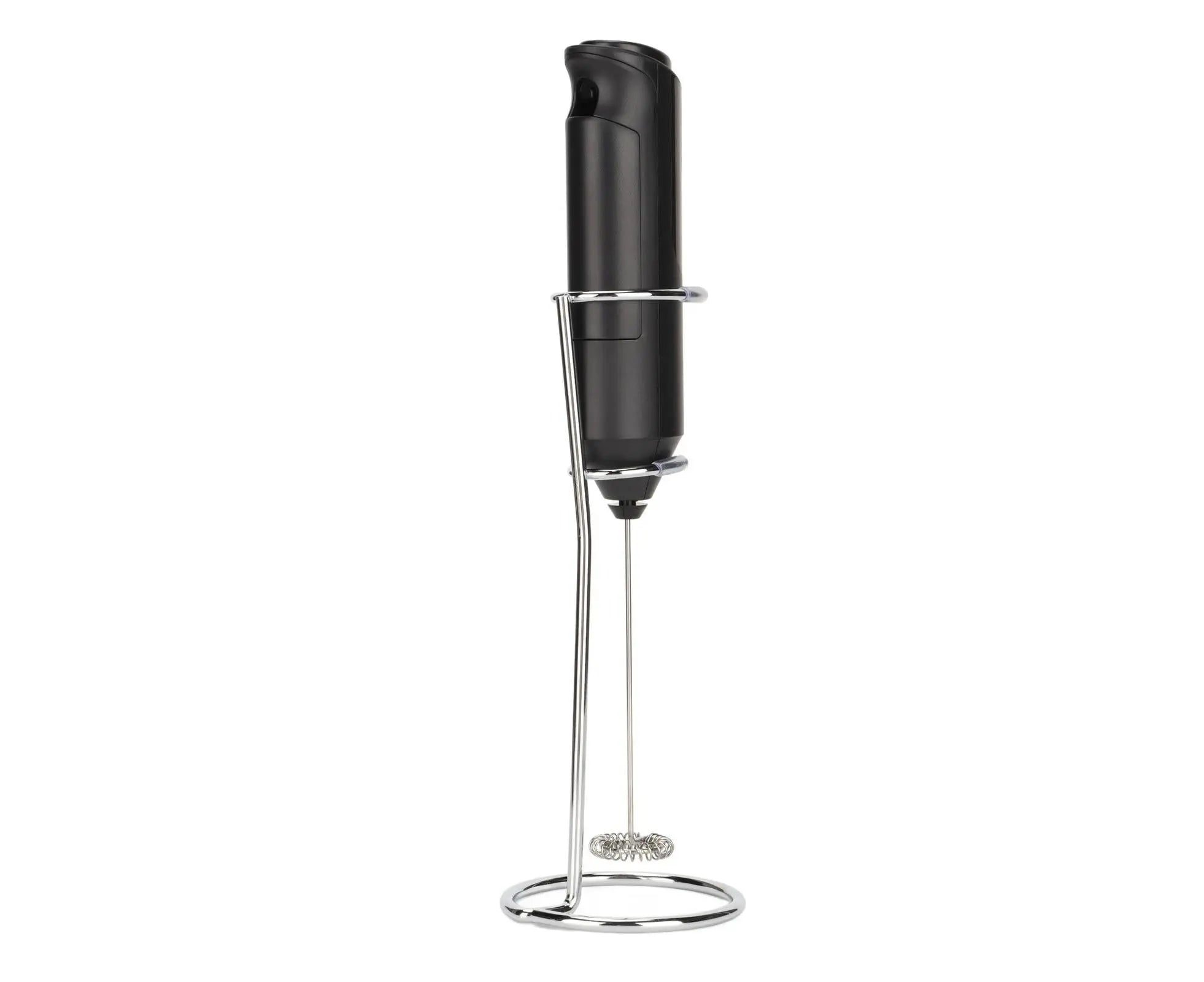 Stainless Steel Handheld Milk Frother, Electric Whisk & Drink Mixer with Bracket for Coffee Wholesale Hub