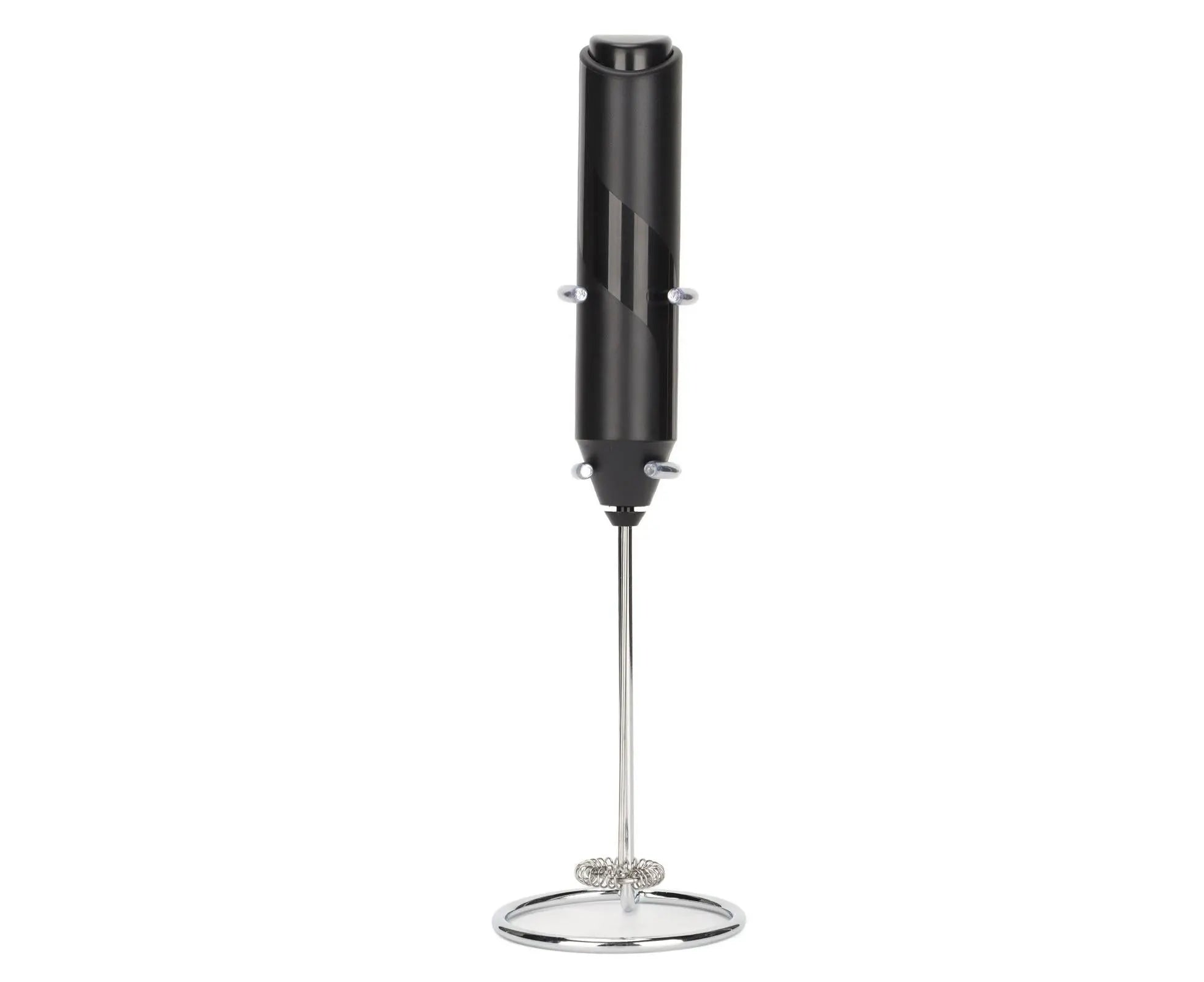 Stainless Steel Handheld Milk Frother, Electric Whisk & Drink Mixer with Bracket for Coffee Wholesale Hub