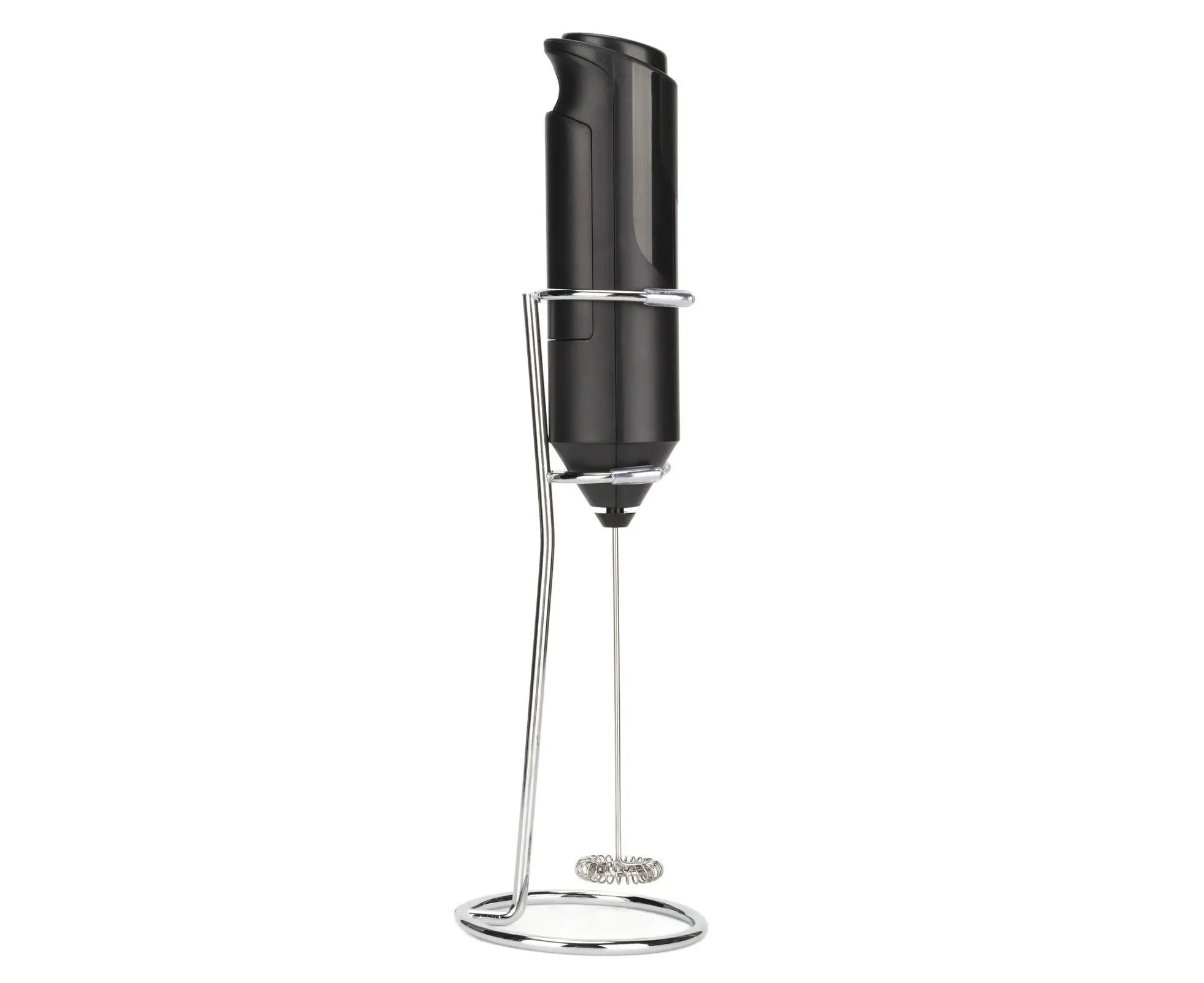 Stainless Steel Handheld Milk Frother, Electric Whisk & Drink Mixer with Bracket for Coffee Wholesale Hub