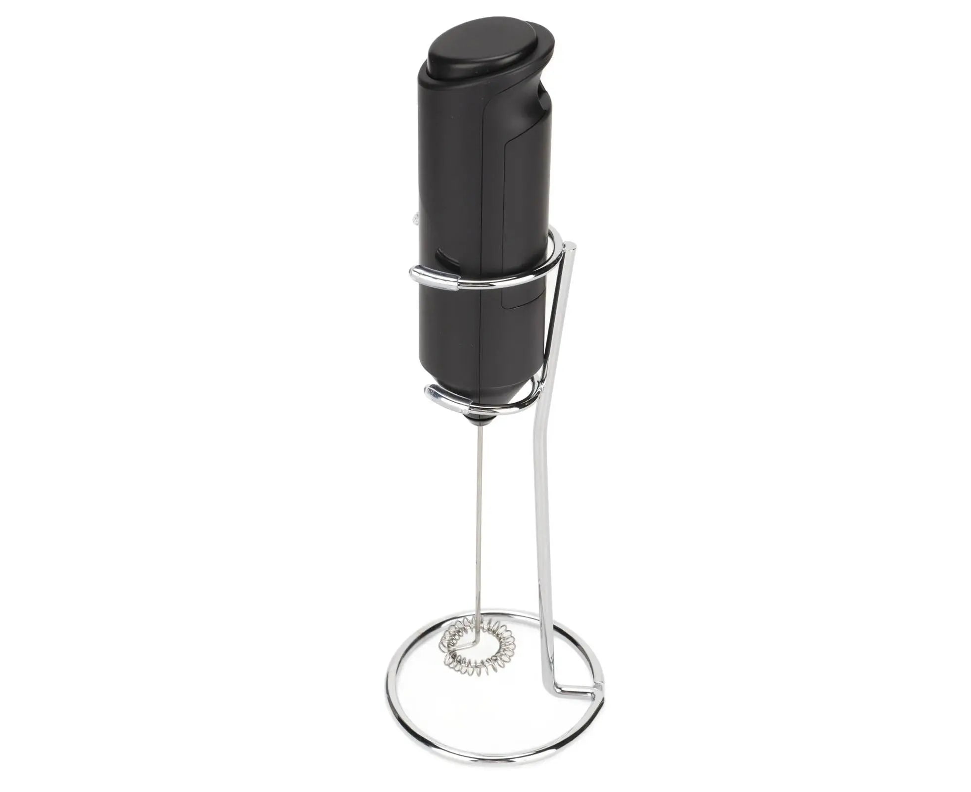 Stainless Steel Handheld Milk Frother, Electric Whisk & Drink Mixer with Bracket for Coffee Wholesale Hub