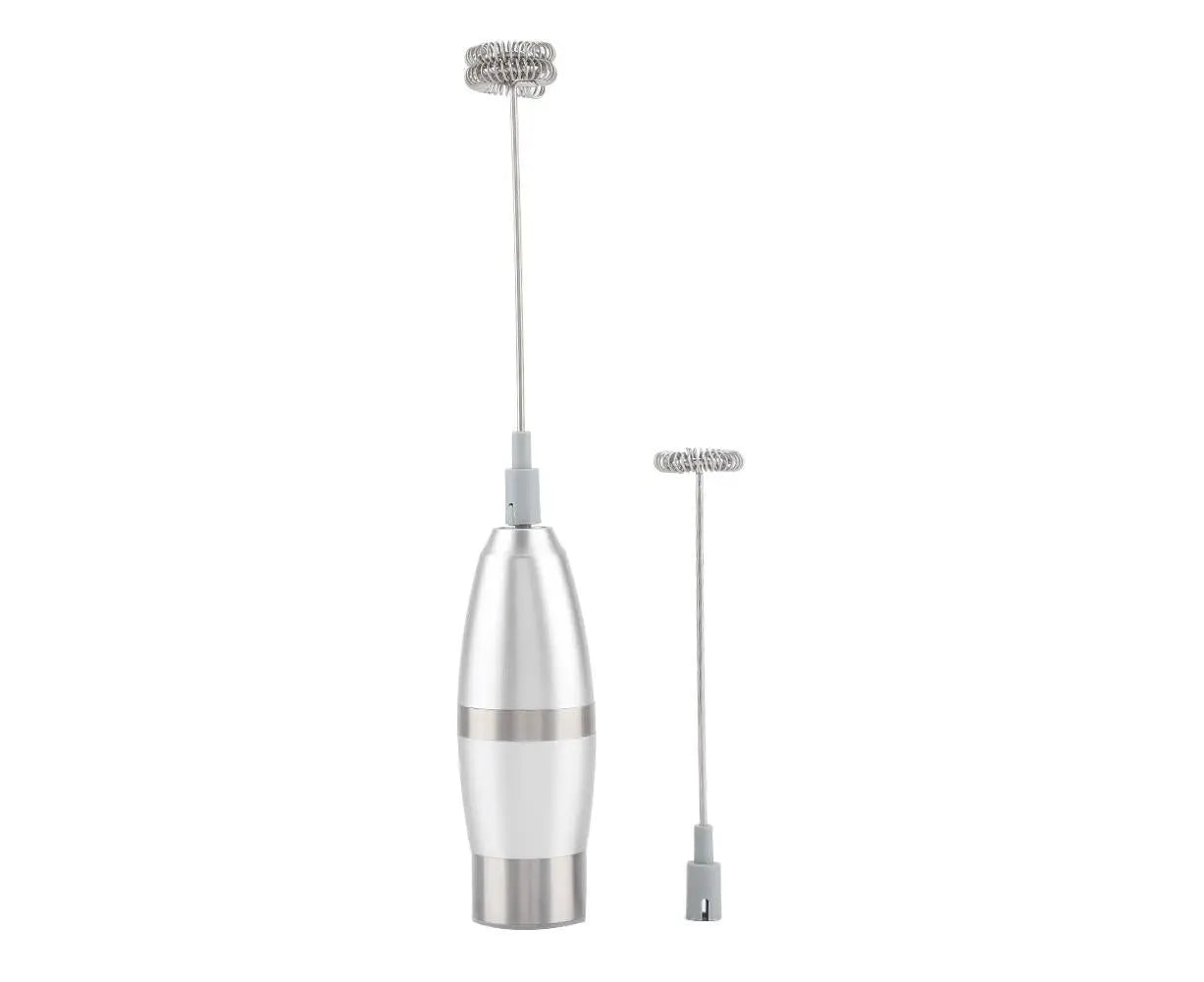 Stainless Steel Handheld Electric Milk Frother, Portable Frother for Cappuccino & Frappe Wholesale Hub