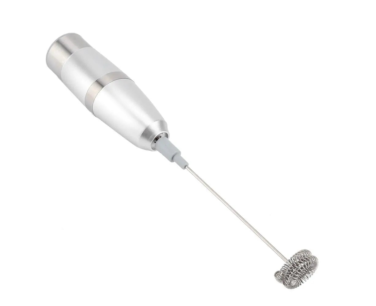 Stainless Steel Handheld Electric Milk Frother, Portable Frother for Cappuccino & Frappe Wholesale Hub