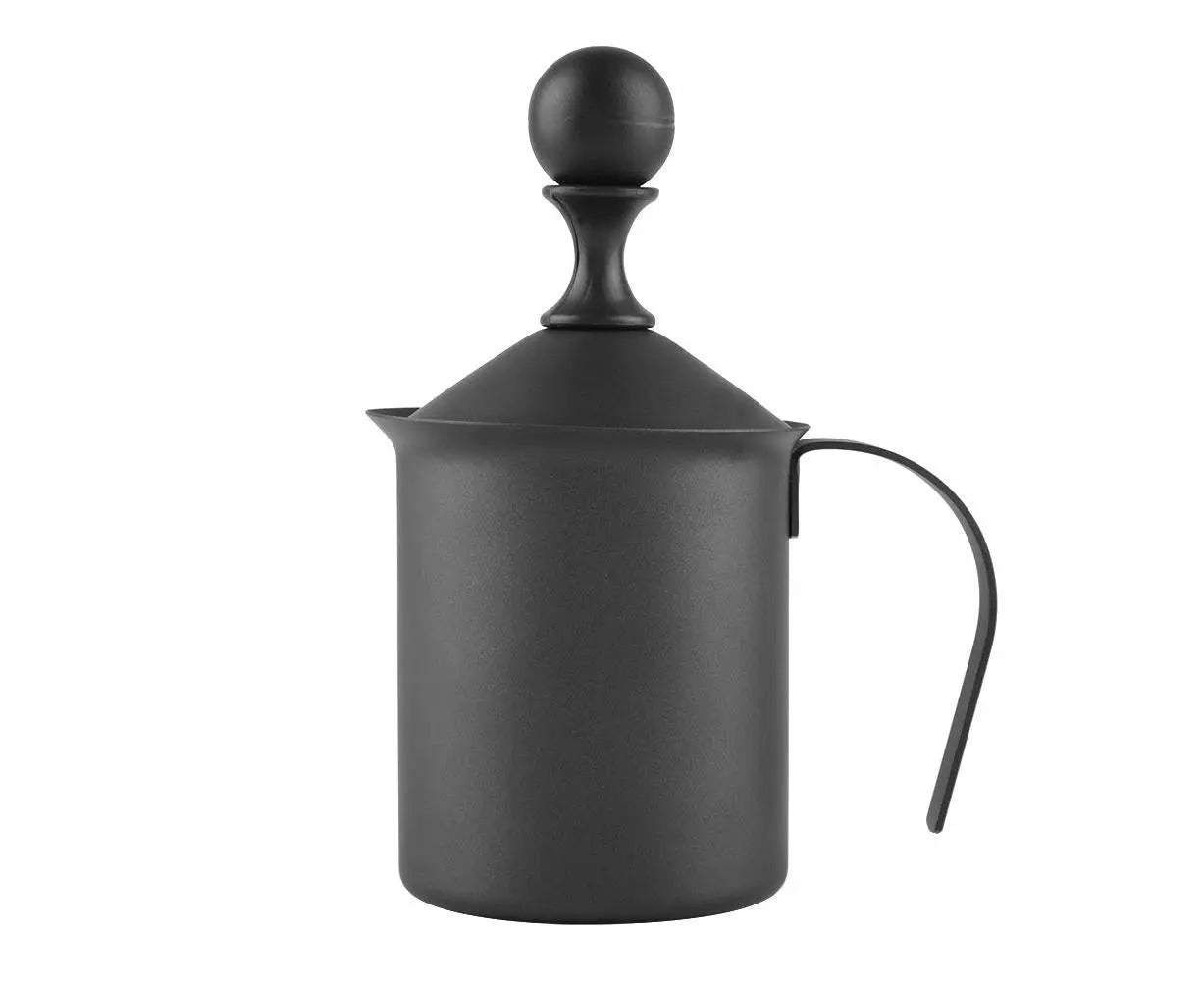 Stainless Steel Manual Double Mesh Milk Frother, Foam Maker for Coffee Decoration (400ml) Wholesale Hub