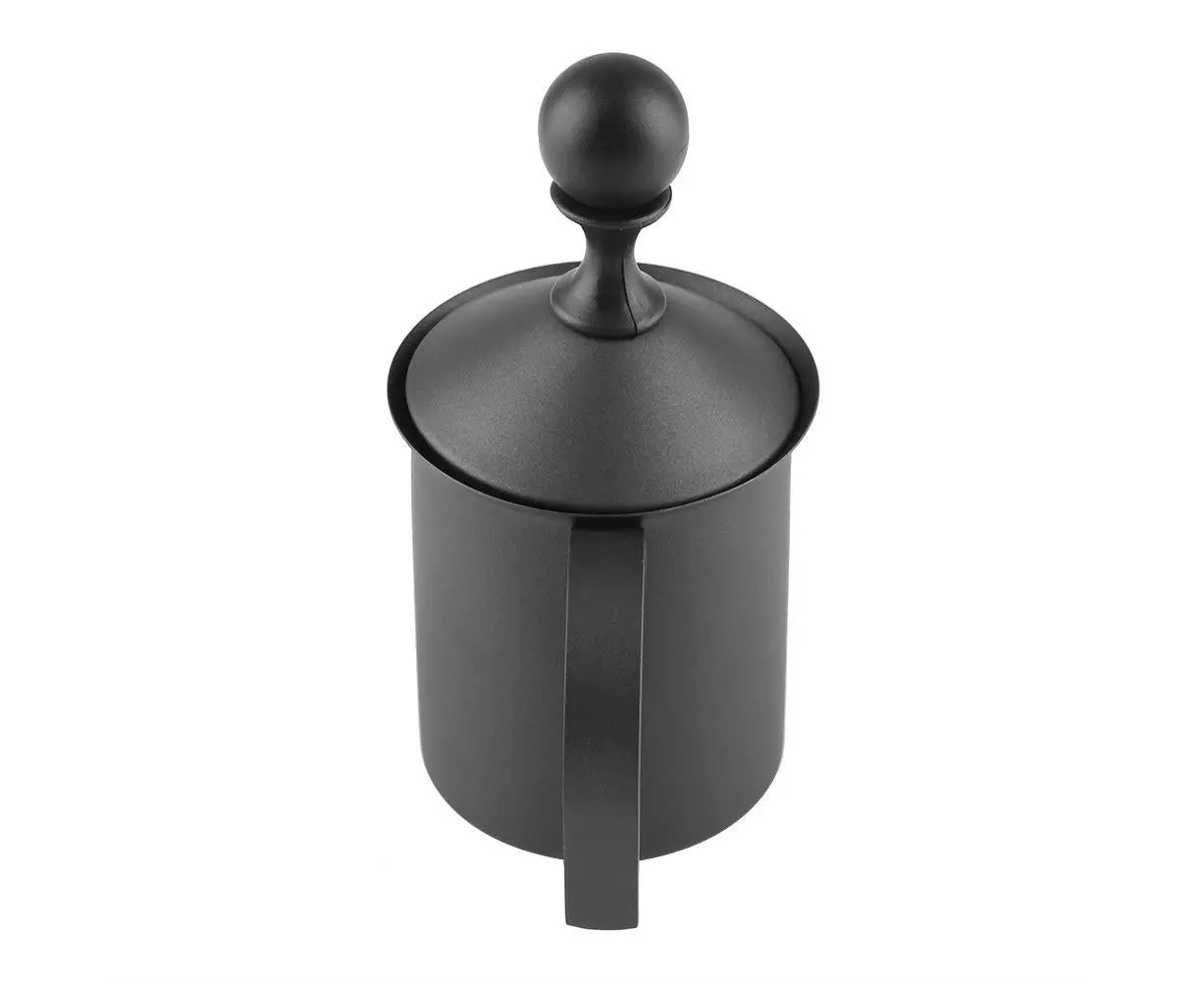 Stainless Steel Manual Double Mesh Milk Frother, Foam Maker for Coffee Decoration (400ml) Wholesale Hub