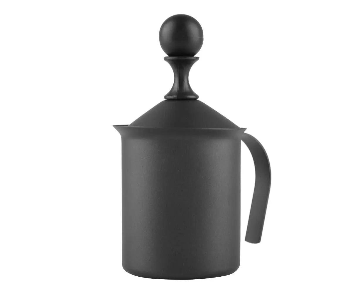 Stainless Steel Manual Double Mesh Milk Frother, Foam Maker for Coffee Decoration (400ml) Wholesale Hub