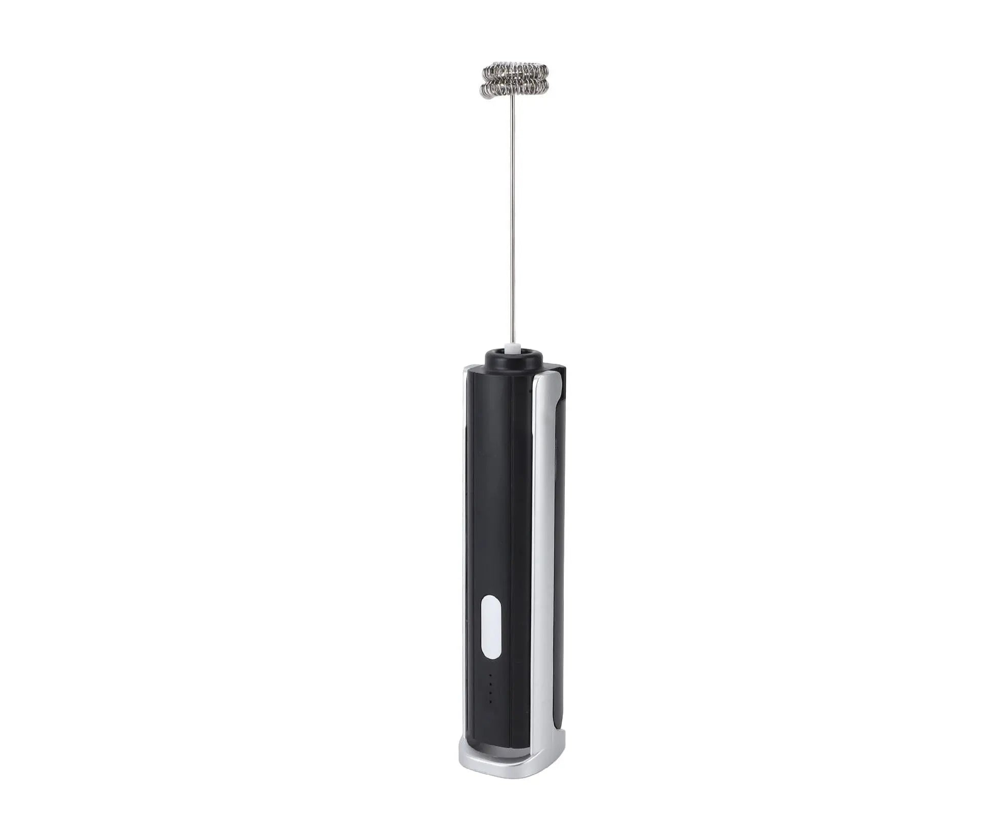 Handheld Milk Frother, Black, Dual Hoop Head, 3 Adjustable Gears, Electric Foam Maker for Coffee Wholesale Hub