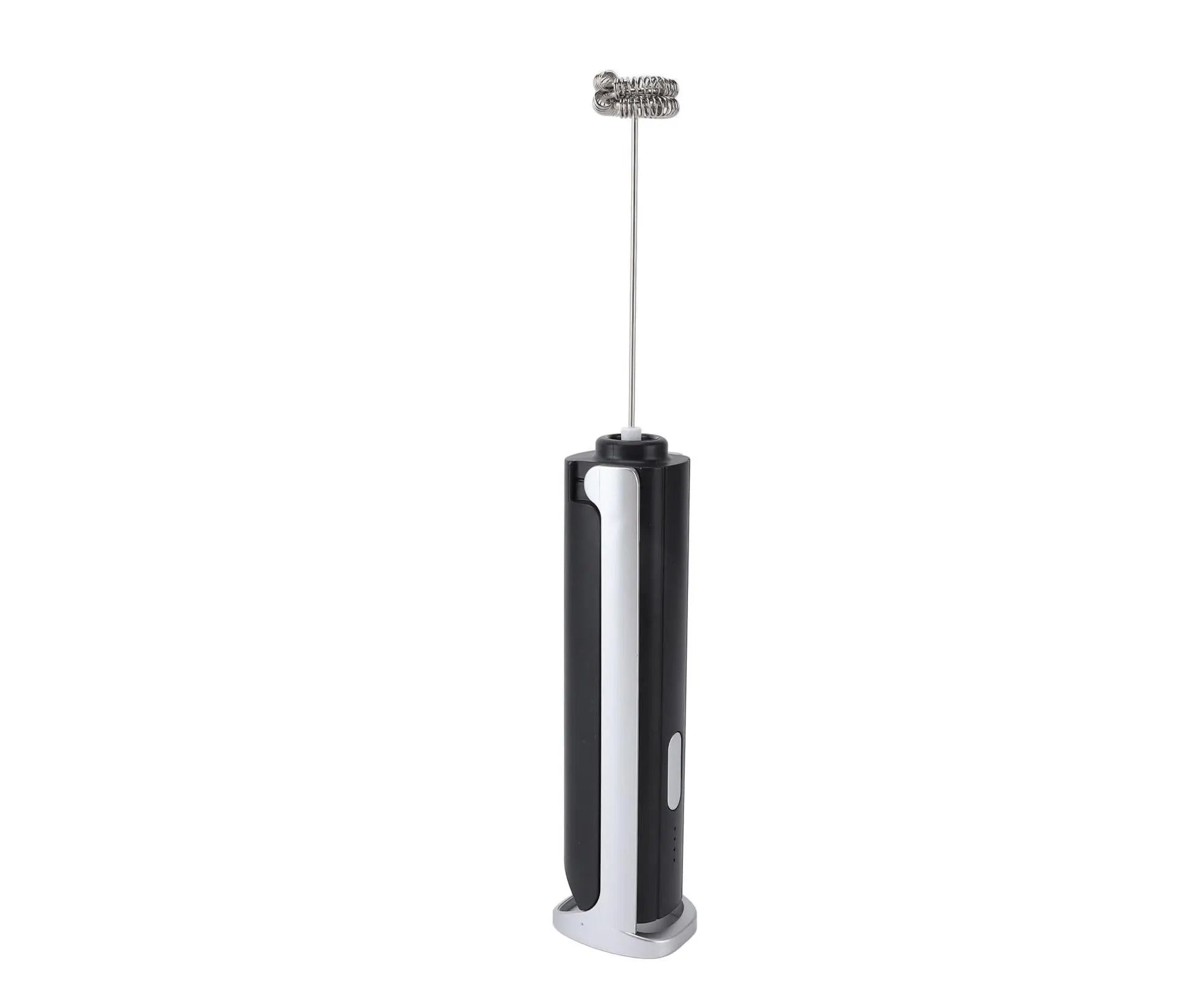 Handheld Milk Frother, Black, Dual Hoop Head, 3 Adjustable Gears, Electric Foam Maker for Coffee Wholesale Hub