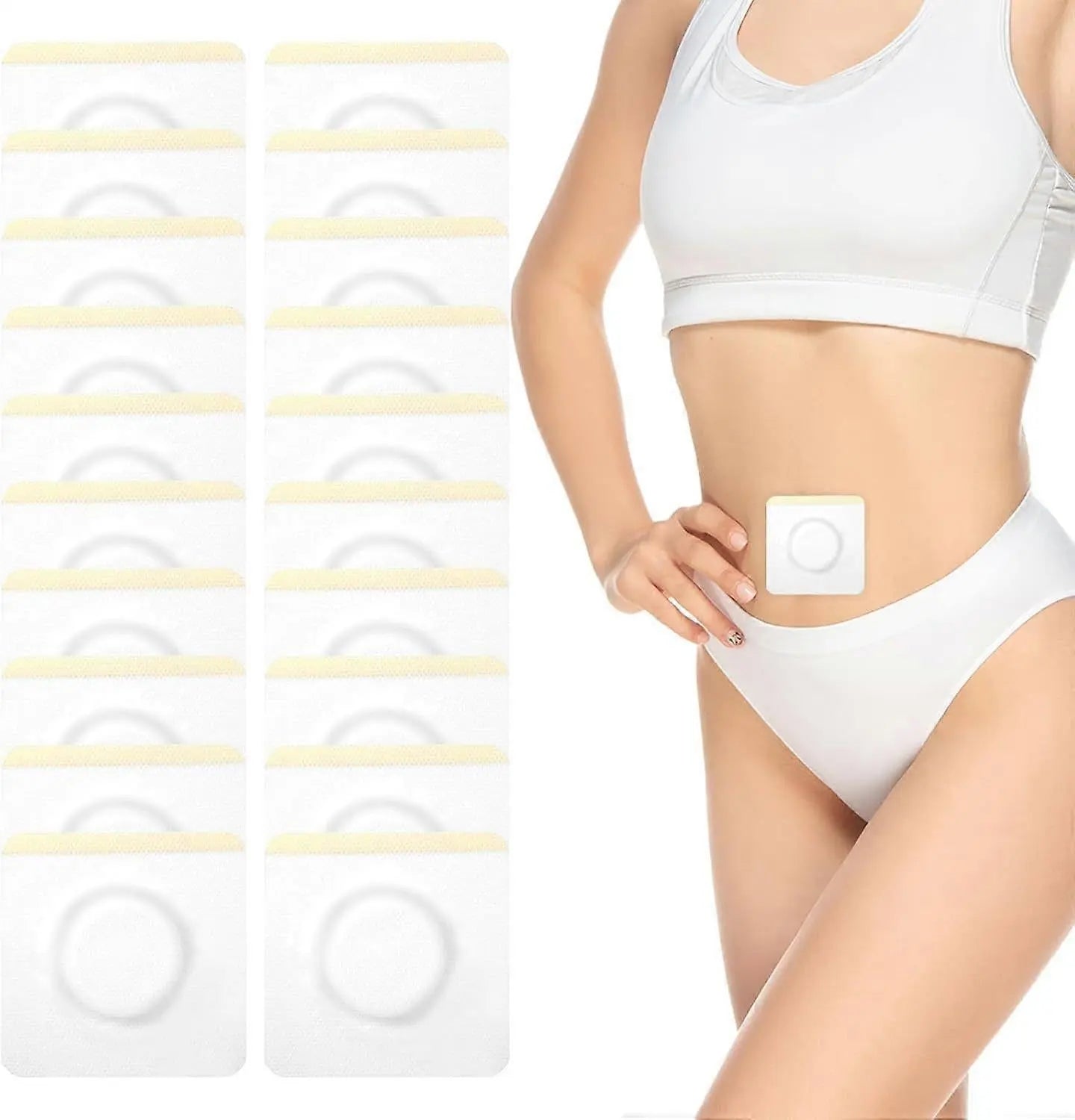 20Pcs Castor Oil Belly Button Patch, Castor Oil Patches Disposable, Castor Oil Wholesale Hub