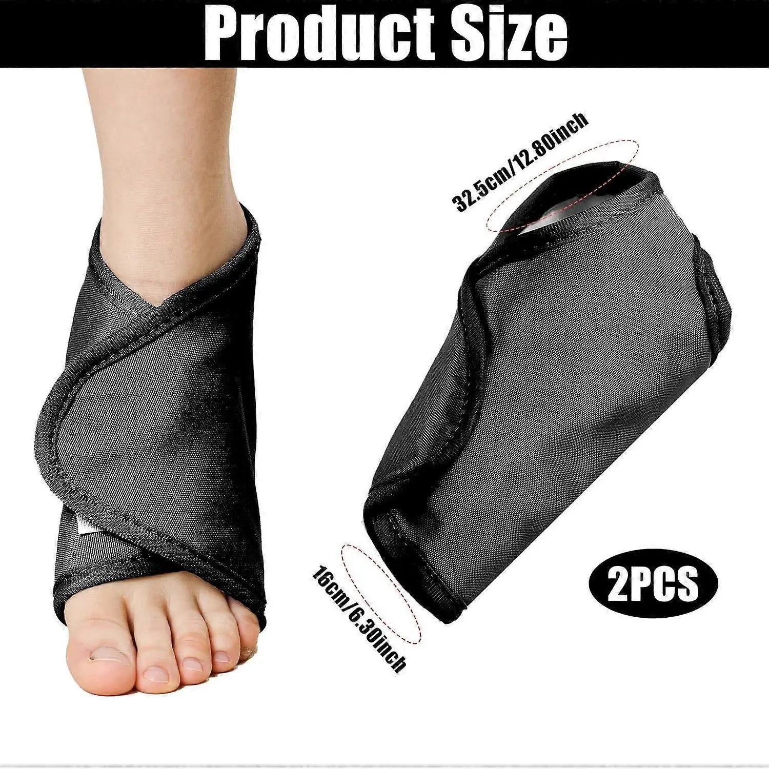 2pcs Ankle Castor Oil Pack, Comfortable Castor Oil Pack Wrap for Feet Castor Oil Wholesale Hub