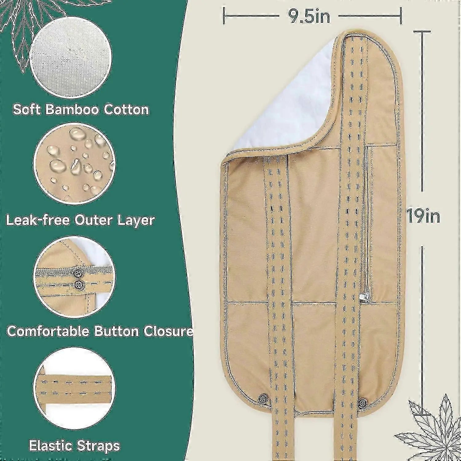 Castor Oil Pack Cotton Wrap Castor Oil Pack Compress Reusable Organic Castor Oil Pack Kit Self Conditioning Wholesale Hub