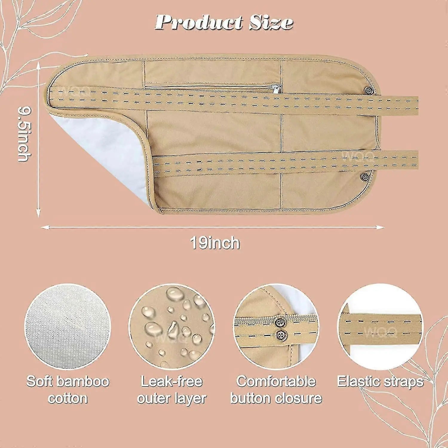 Castor Oil Packs, Compressed Reusable Castor Oil Pack Kit (castor Oil Not Included) Wholesale Hub