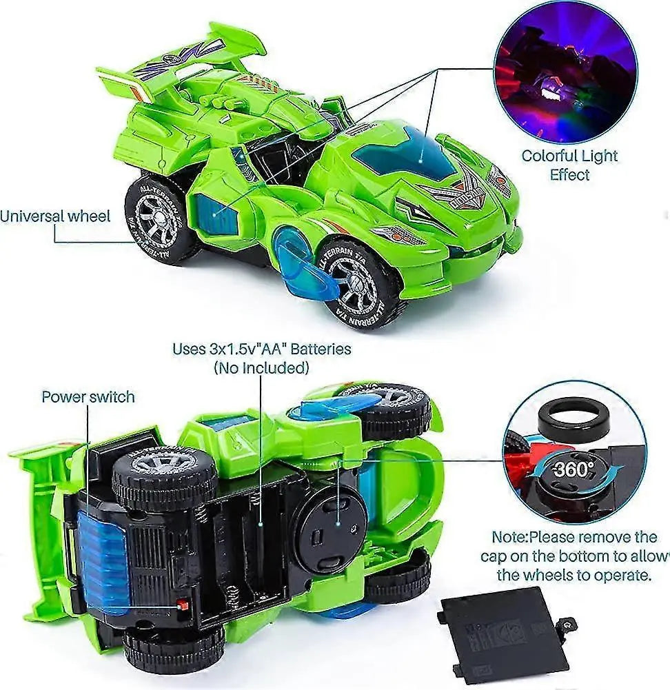 Dinosaur Transforming Car Electric Dinosaur Toys Automatic Transforming Dinosaur Wholesale Hub